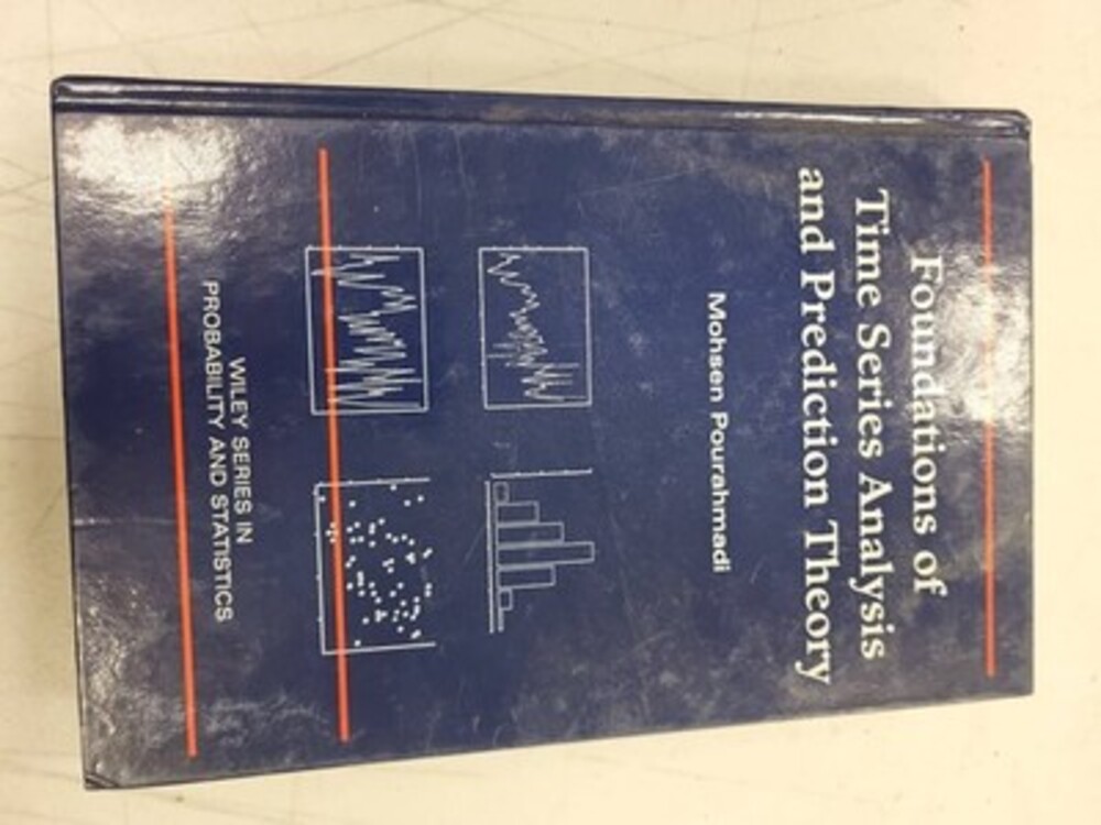 Foundations Time Series Analysis Prediction Theory Mohsen Pourahmadi Book